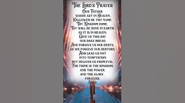 Thumbnail of our Father who at in heaven | the lord's prayer