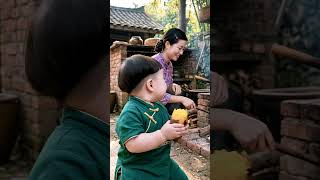 Baby Xiao Long Loves Moms Sweet Potato