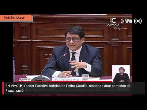 EN VIVO ▶ Yenifer Paredes, sobrina de Pedro Castillo, responde ante comisión de Fiscalización