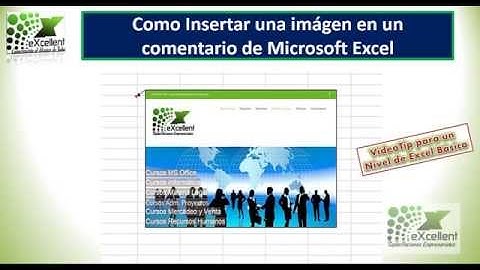 Insertar imágen en comentario de Excel