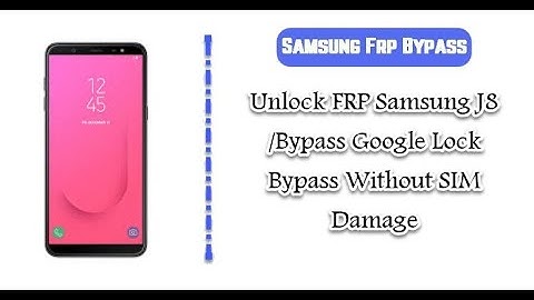 Samsung J8 Hard Reset Google Account Bypass Android 9 Without pc