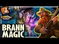 BRANN IS A MAGICIAN! - Hearthstone Battlegrounds