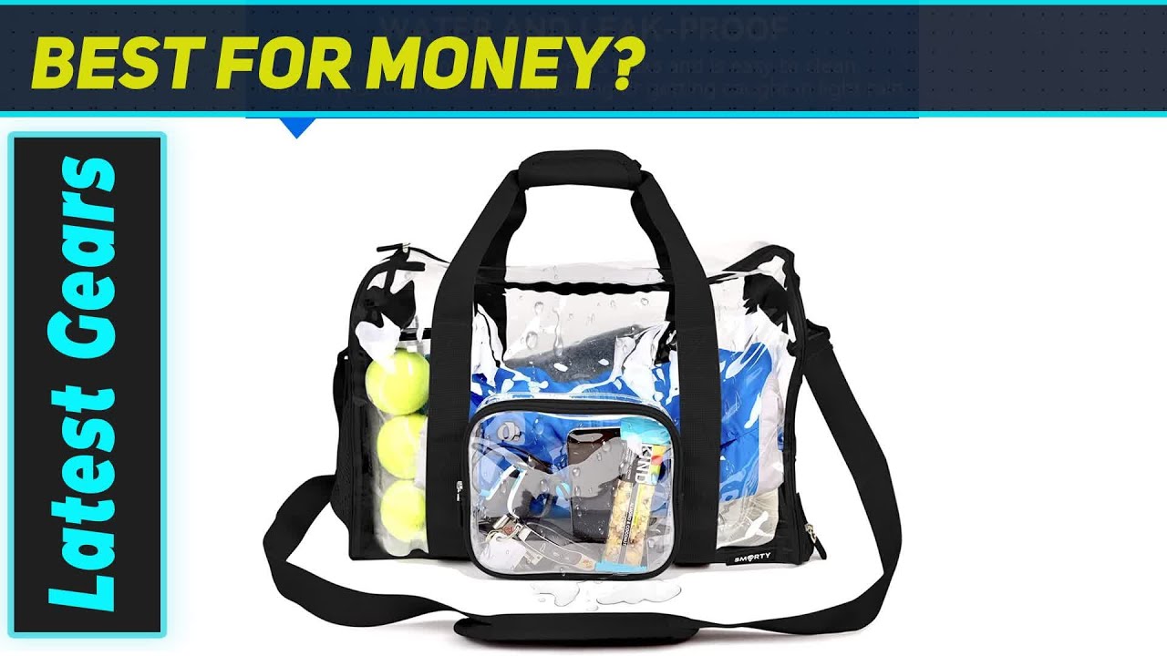 `Amazing Clear Gym Bag: The Ultimate Transparent Travel & Event Companion