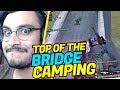 CAMPING ON TOP OF THE BRIDGE IN ERANGEL (11 KILLS) | RAWKNEE