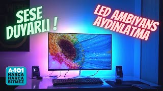 A101de Satılan Led Ambiyans Aydınlatma Kutu Açılımı ve İncelemesi | HARİKA 