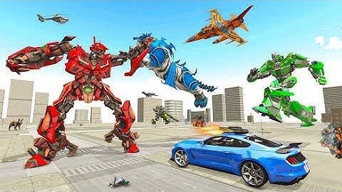 Robot Araba Oyunları - Optimus Prime Multiple Transformation Jet Robot 2024 - Android Gameplay