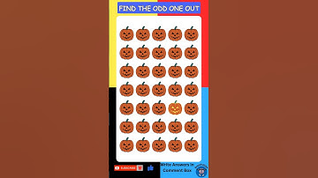 Can You REALLY Trust Your Eyes? | Only 4% could solve it #shorts #oddoneout #brainpullups