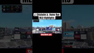 J. Chisholm jr. MLB Highlights  #baseball #mlb #yankees
