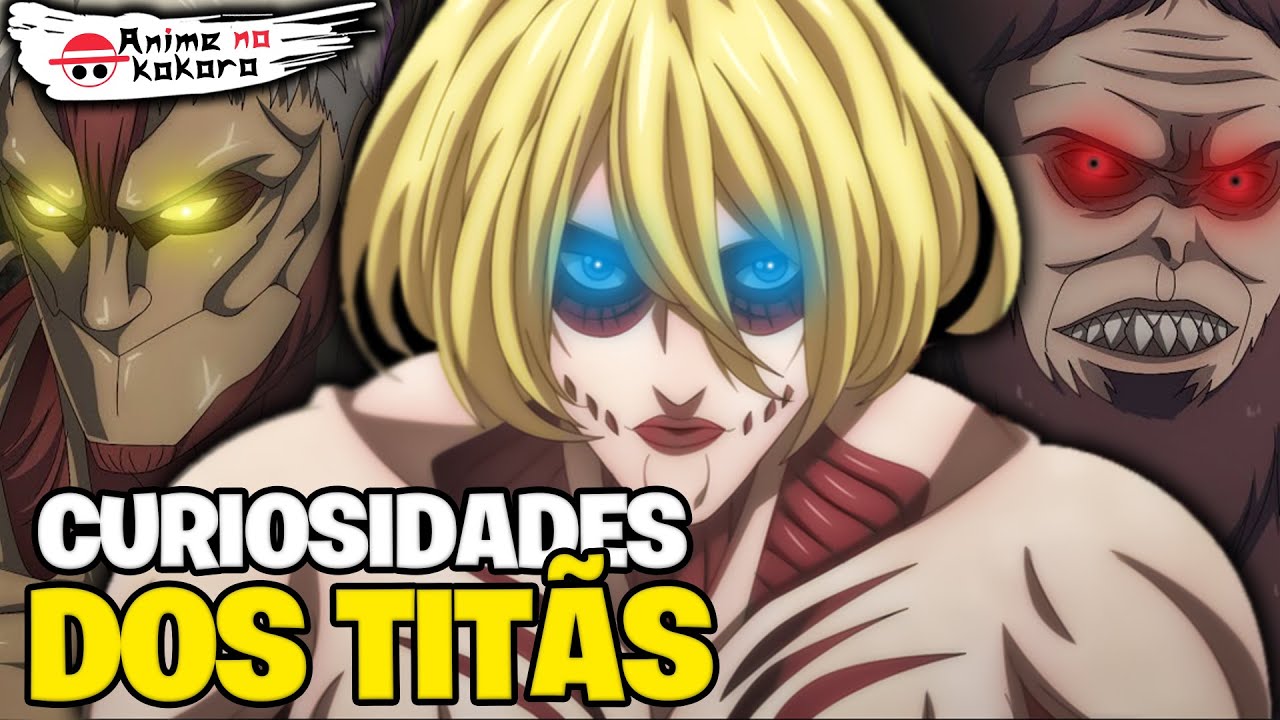 O NÍVEL CORRETO DOS TITÃS POR ORDEM DE PODER (Ranking Attack On Titan)  SPOILER