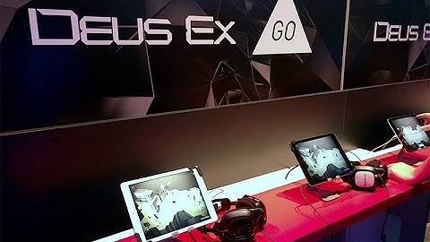 E3 2016: Deus Ex Go for iOS gameplay