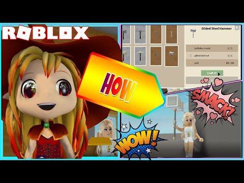 Chloe Tuber Roblox Sky Block How To Get Gold And Make The Gilded Steel Hammer - where to get iron and kill mobs easy skyblock 2 roblox