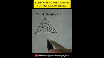 Triangle Tricks : Count Triangles like a pro | Easy Reasoning Tips | Shortcut Tricks #shorts #adre