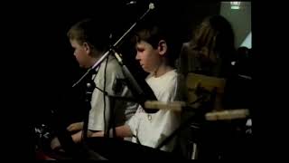 Drumschool Marimbaorkesteret på musik og Teaterdagen - 1993