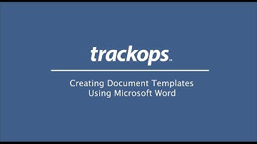 Creating Document Templates Using Microsoft Word