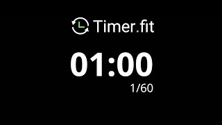 1 Minute Interval Timer with 5 Seconds Rest