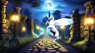 Enchanting Pegasus and Fairy-Tale Castle: Evening Ambiance with Calm Music for Relaxation screenshot 1