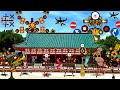 踏切アニメ ヘンテコな形と音のふみきり　Railroad Crossing and train railway level crossover