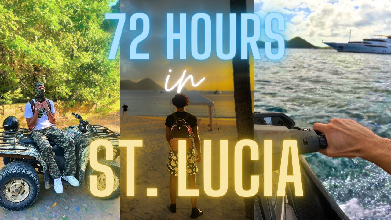 St Lucia Vlog 🇱🇨 🏝️ Jet skies, Atvs, B-day Yacht, Street Parties, Volcano, Villa tour and more