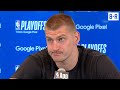 Nikola Jokić Talks Nuggets Being Eliminated by the Wolves in Game 7 | 2024 NBA Playoffs