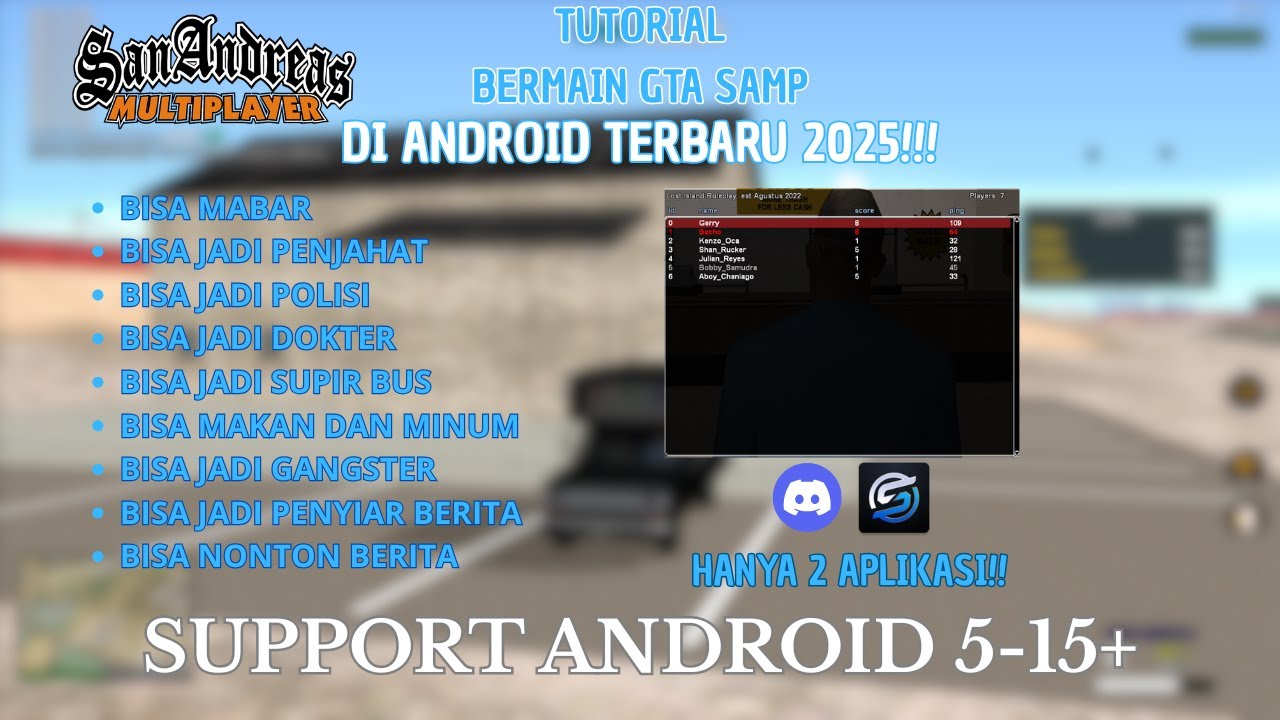 CARA LENGKAP BERMAIN GTA SAMP ANDROID UNTUK PEMULA TERBARU 2026 GTA 
