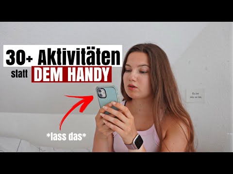 30+ produktive Dinge, die du tun kannst anstatt am Handy zu scrollen 👀