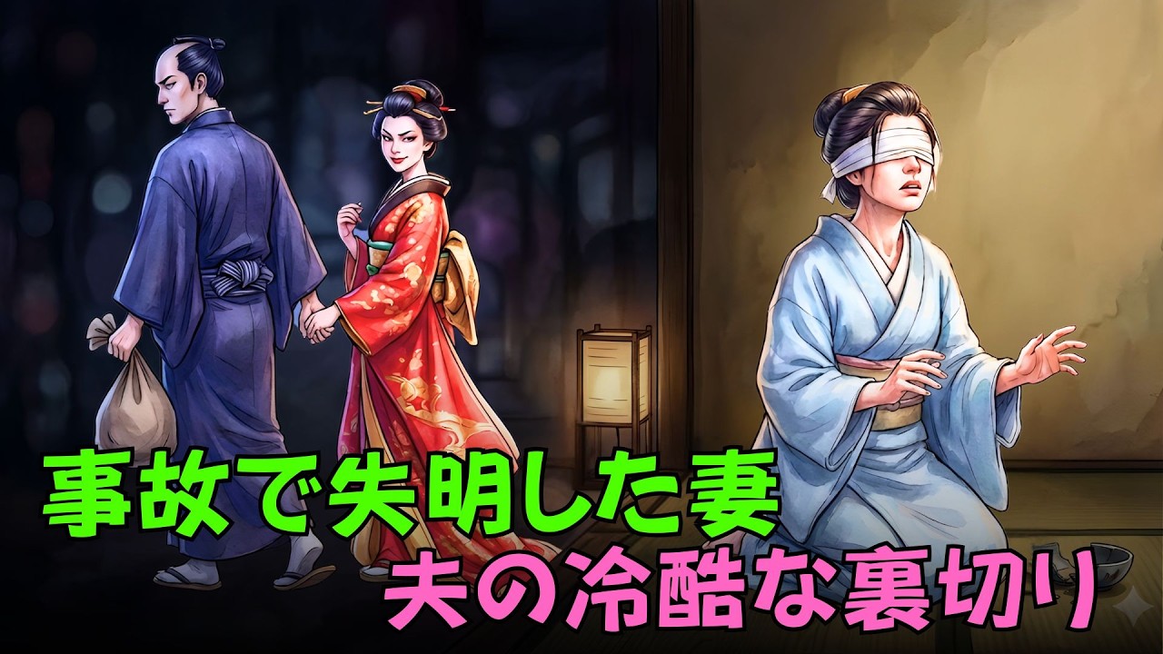 事故で失明した妻を捨て若い女へ走った夫…胸を締め付ける因果応報| 野談 | 伝説 | 昔話 | 説話 | 民話