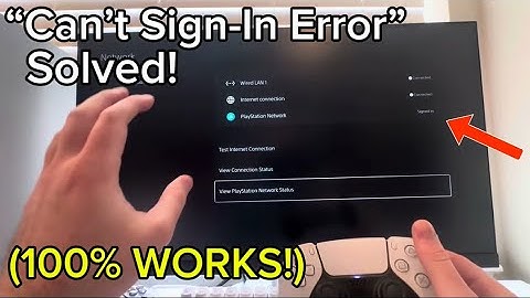 PS5: How to fix “Can’t Sign-In to PS5 Account” Error (EASY TUTORIAL!) (2024)