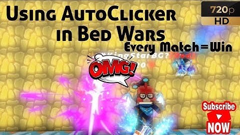 Using AutoClicker In Bed Wars Secretly🤫🤫!! Blockman Go Adventure