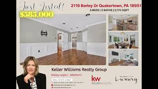 NEW LISTING | 2119 Barley Dr, Quakertown, PA 18951