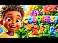 🌈ROJO, AMARILLO Y AZUL 🐛| Colores en Inglés para Niños
