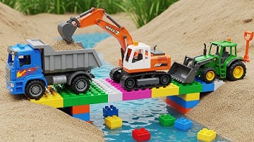 Let’s Build a Bridge! 🚧 Toy Trucks Working Together! + More Nursery Rhymes & Kids Songs