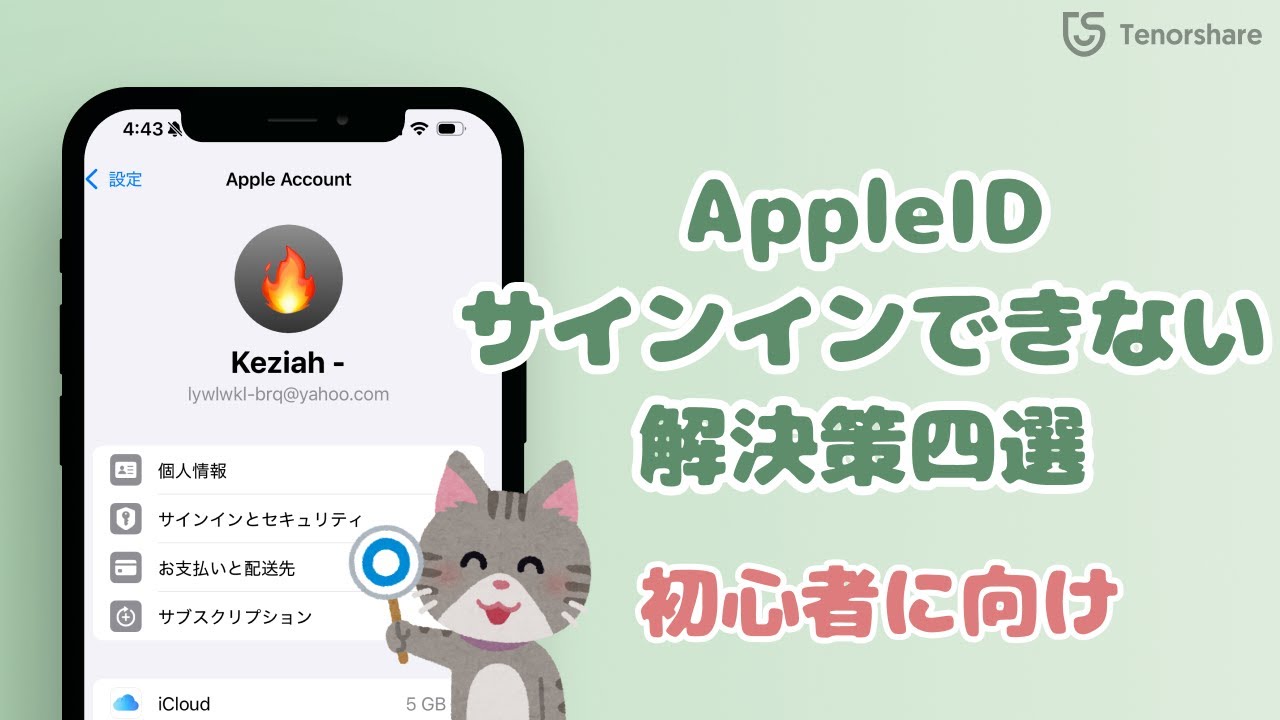 初心者に向け】Apple IDサインインできない場合の解決策四選【2025最新 