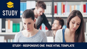 Study - Responsive One Page HTML Template | Themeforest Website Templates and Themes