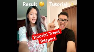 Tutorial trend teleport✨🤩 #shorts #funny #memes #tutorial #tutorials