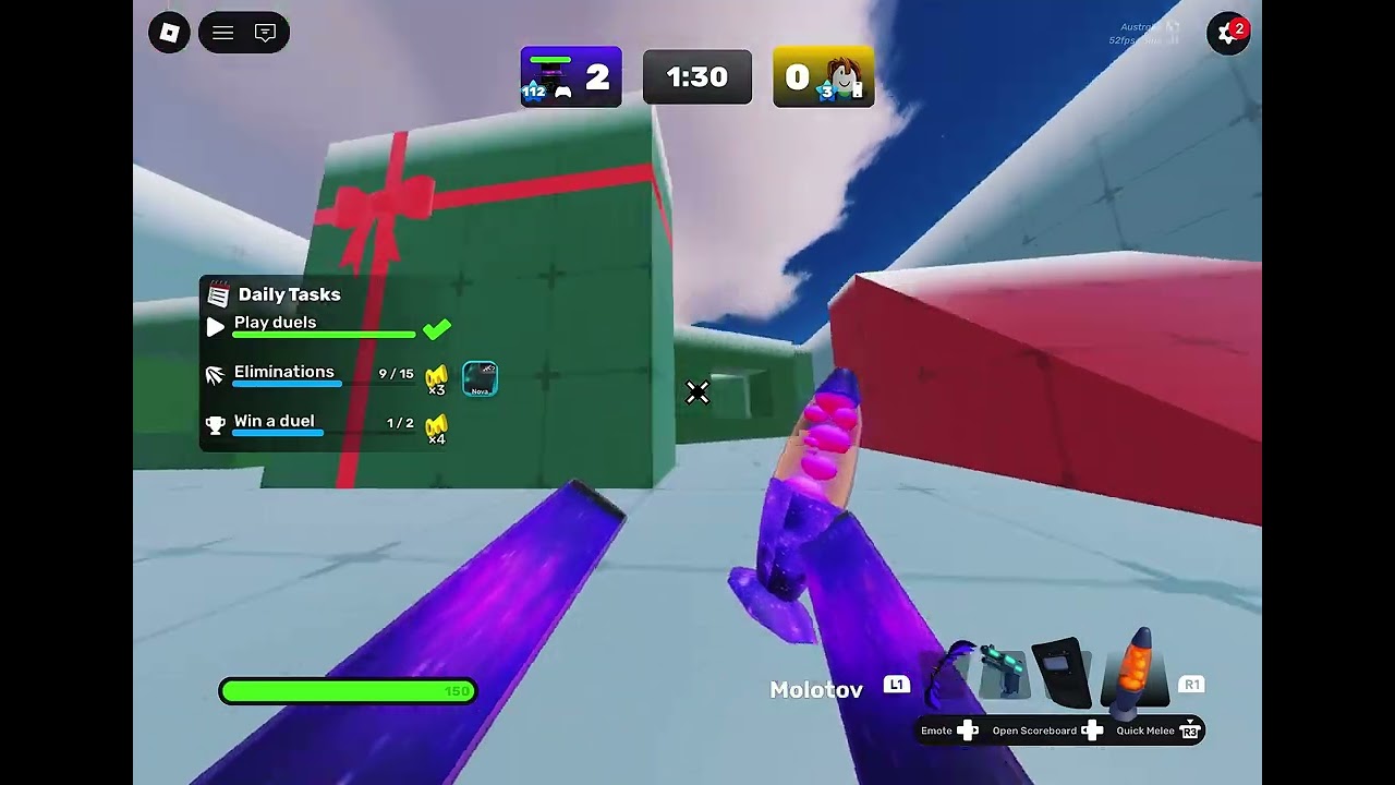 Random weapon challenge Rivals [Controller Gameplay No Auto Shoot]