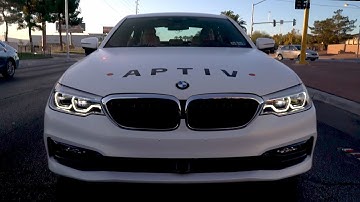 Aptiv self-driving vehicles in Las Vegas (Footage)