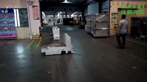 One Way Tugger Type AGV Towing Automated Guided Vehicles China Manufacturer