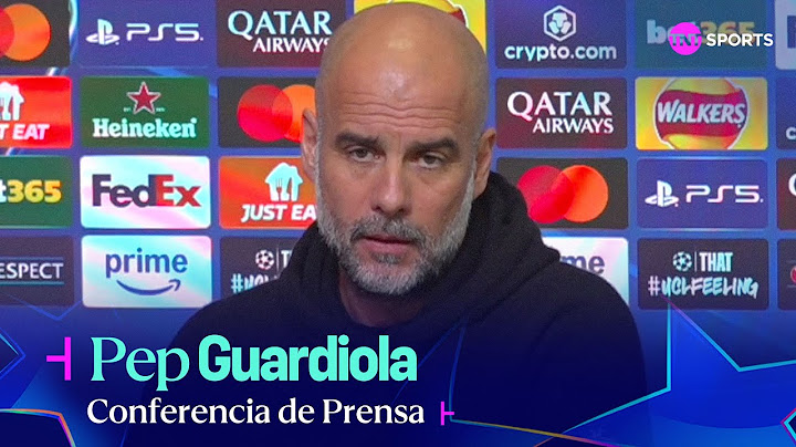 GUARDIOLA: “EN CHAMPIONS LEAGUE NO NOS PODEMOS COMPARAR CON REAL MADRID” I CONFERENCIA DE PRENSA
