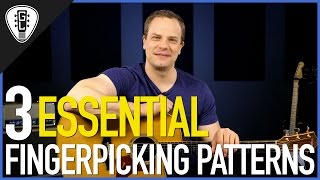 Video thumbnail of "3 Essential Fingerpicking Patterns - Guitar Lesson"