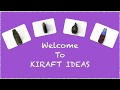 DIY Craft | Flower Vase from used bottle | KIRAFT IDEAS