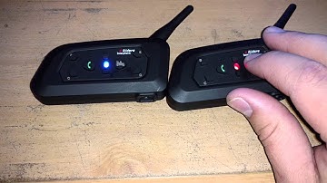 Pairing the Buyee BT interphone V6-1200