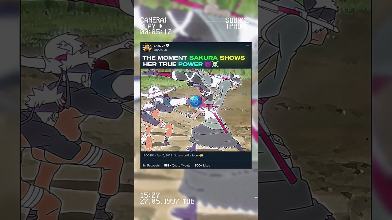 THE MOMENT SAKURA SHOWS HER TRUE POWER 😈☠️..