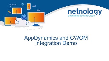 Cisco Be Boundless AppDynamics and CWOM Integration video