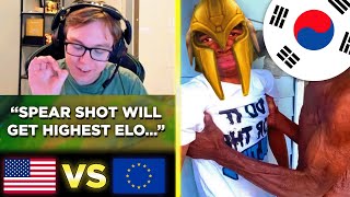 The NA vs EUW Streamer Korea Challenge! (Thebausffs Believes In Me) | Spear Shot