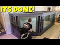 The MASSIVE 1,500 Gallon DIY Plywood Aquarium is COMPLETE!