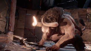 Assassins Creed Odyssey Mi̇nataur Boss Fi̇ght Ps5