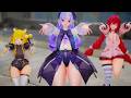 【MMD】ReDreaming Angel - Vivian, JuFufu, Yuzuha【紳士向け】