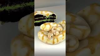 It’s looks so real 😱 #snake #python #cake #cakedesign #cakeart