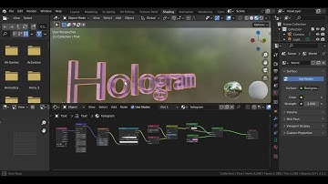 Blender tutorial: Hologram
