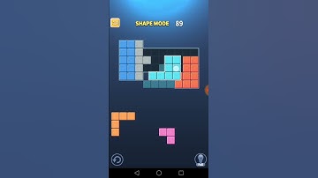 Block Puzzle King Shape Mode Level 89 Walkthrough Solution